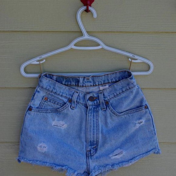 Levi's Pants - Levi's Light Wash Cut-Off Jeans - Size 25